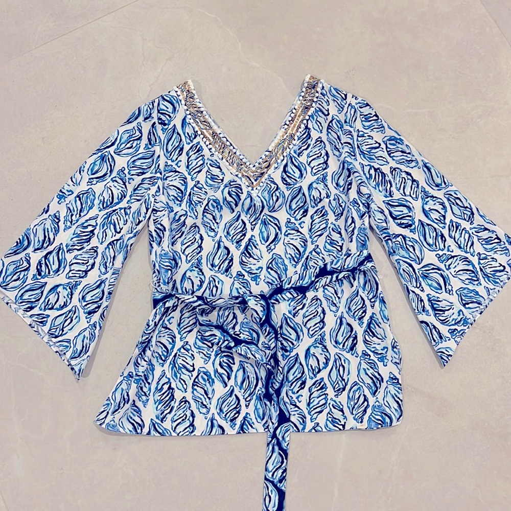 Lilly Pulitzer Tunic top with belt